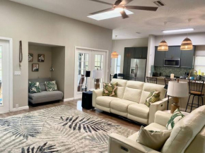 Lakeview home with pool and a hot tub